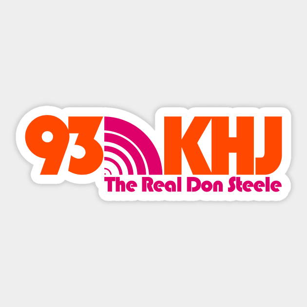 93 KHJ The Real Don Steele Sticker by Scum & Villainy